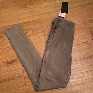 Never worn suede pants